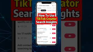 How To Use TikTok Creator Search Insights | Get Viral Videos & More Views (2026)