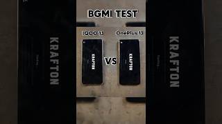 OnePlus 13 Vs IQOO 13 BGMI Test #shorts #bgmi #pubgmobile