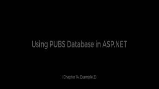 Database Setup In ASP.NET | IAD
