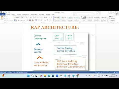 RAP ARCHITECTURE || harsha sap abap consultant 