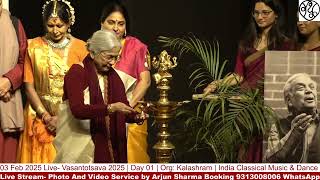 Live -Vasantotsava 2025 | Day 01 | Org: Kalashram | India Classical Music & Dance