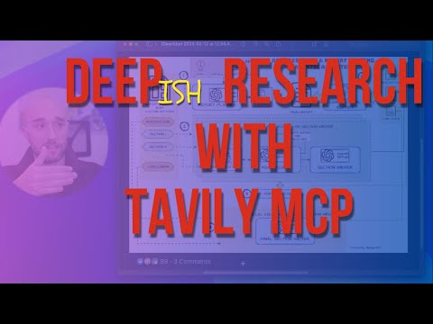 Tavily MCP: Attempting to Replicate Deep Research (Setup & Demo)
