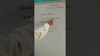 Factor And Multiple  #Mathshorts2022 #Composite number method