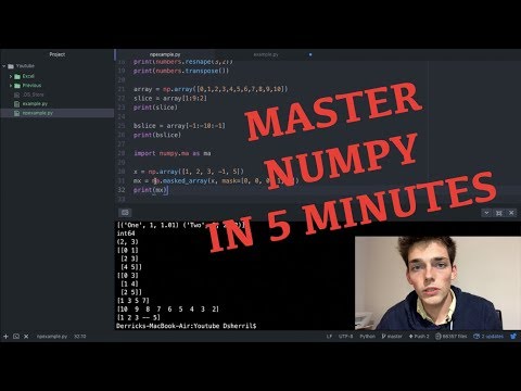 Numpy Tutorial - Best Python Packages Series (FAST!)
