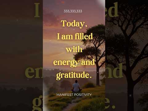 Energy & Gratitude Morning Affirmation | Positive Start | #affirmations #gratitude #positivevibes