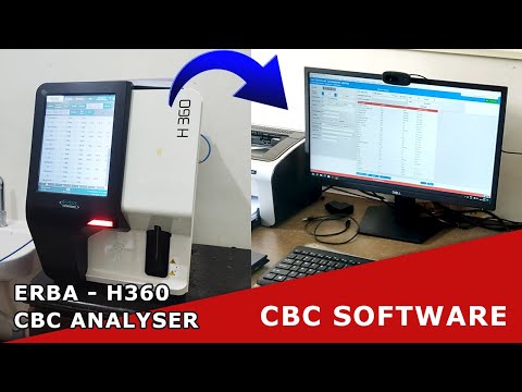 Erba Transasia H360 Analyser - CBC Software - Smart Lab (LIS) - Tamil - Ekoders Software
