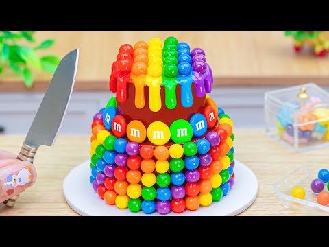 Miniature Rainbow Chocolate Cake Decorating 🌈1000+ Satisfying Rainbow Chocolate Cake By Mini Cakes