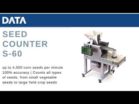 Seed Counter S-60 | As Small as 1 mm | No overfill | 100% Accurate