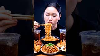 Extreme Spicy Mutton Chops with noodles Challenge #food #asmr #mukbang
