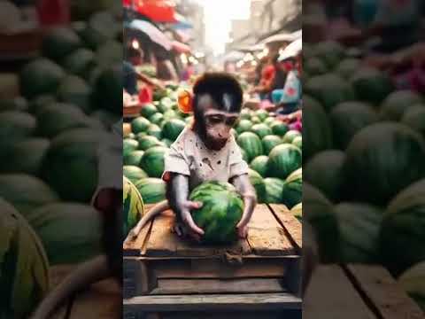 Who is Garib Bander? come on seen this story man #viralvideo #shortvideo #monkeyvideo #ai