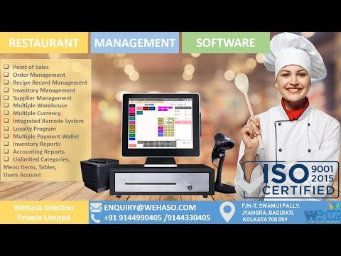 Low Cost & Best  Restaurant Management Software 2020-  Wehaso Solution