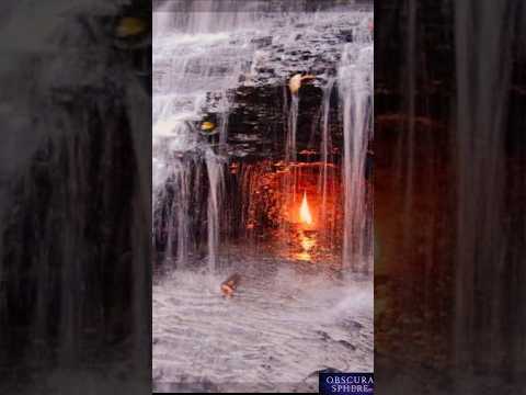 The Eternal Flame Falls – Fire That Burns Beneath Water.#Mystery #EternalFlame #StrangePhenomena