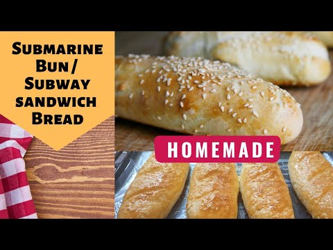 Submarine Bun Recipe | Easy Homemade Subway bread ❗