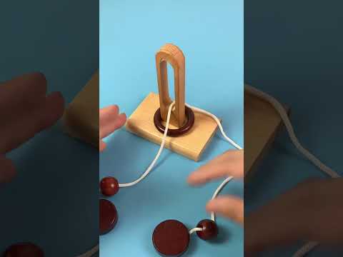 How to take out the wooden ring ? #woodenpuzzle #puzzlegame #brainteaser #puzzle