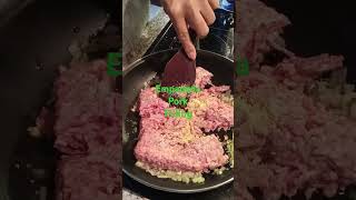 Empanada pork filling #cooking #food