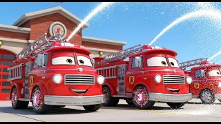 Counting Wheels on Fire Trucks 🚒🔥 | Numbers & Counting for Kids | Fun Learning Video