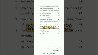 BPSE 142 PREVIOUS YEAR QUESTIONS PAPER DECEMBER 2022 || #ignoustudentssupport #ignou #Shots