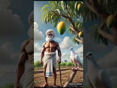 kabutar aur kisan ki story #aivideo #mango #pigeon #kahani