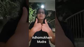 Adhomukham Mudra #immunity #stressrelief #boredombusters #digestion #mindset #mudratherapy #yoga