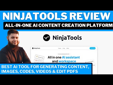 NinjaTools Review 2025 🧠 | Create Content, Images, Video, Code, and Edit PDFs with AI
