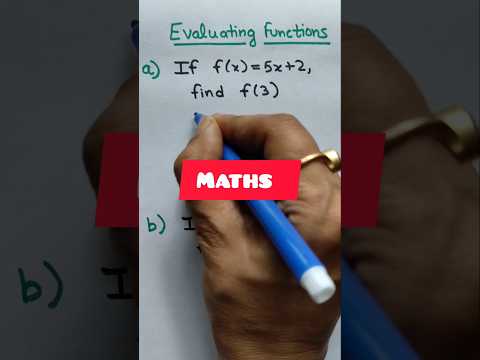 Evaluating Functions #maths #mathstricks #ncert #cbse #short #shorts #solvethis #ytshorts #shortfeed