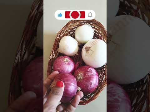 Difference between Red Onion and White Onion #onion #difference #knowledge #yt #shorts