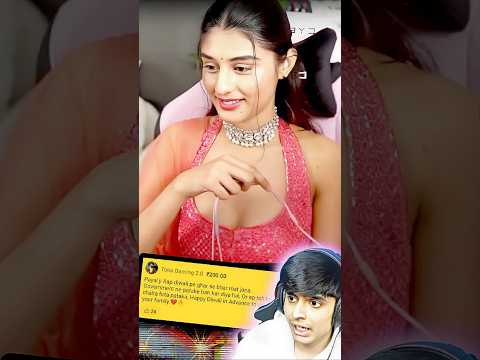 Payal gaming reaction Ajjubhai 😱 #shorts #totalgaming #ytshorts