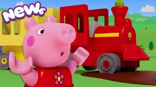 Peppa Pig Tales 🚂 Peppa Pig Rides the TRAIN! 💨 LEGO DUPLO Peppa Pig Episodes