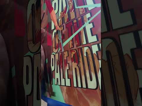 clumsy Brit opens path. of the pale rider