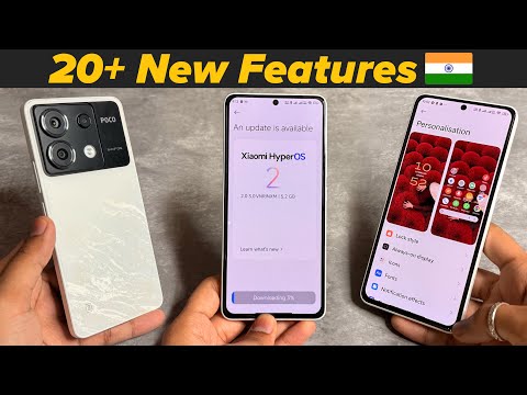 Redmi Note 13 Pro & POCO X6 5G HyperOS 2.0 Update Features 🔥 Public Indian Stable Update Review