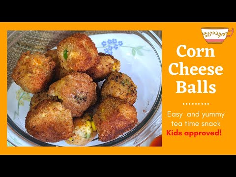 Corn cheese balls recipe | Easy tea time snacks | Lockdown recipes | Kids snack ideas~ MOM ON THE GO