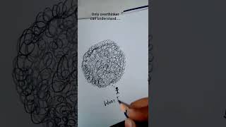 What I say🤫#art #shortsvideo #artdrawing #artist #sketch #overthinking #sadart #sadmood #newyoutuber