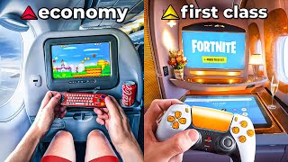 I Tried "Gaming" In EVERY Airplane Seat