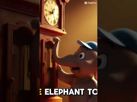 Hickory Dickory Dock | Cute Elephants & The Grandfather Clock! | Fun Nursery Rhyme for Kids ⏰🎶