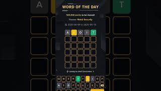 Binance word of day 5 letter theme Web 3 Security #wordoftheday #binance #web3security