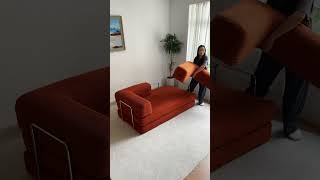 Unboxing my teddy sofabed #compressedsofa #sofa #furniture #factory #couch #sofabed #home