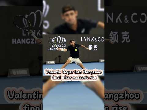 Valentin Royer into Hangzhou final after meteoric rise#tennis#sports