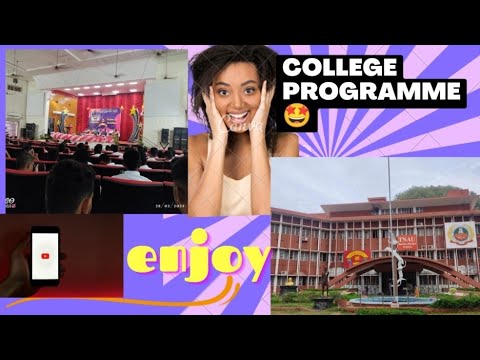College Programme 🥳||College Program||College Function 🤩