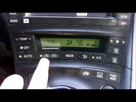 Using Toyota Prius AC controls for best efficiency by smart cars