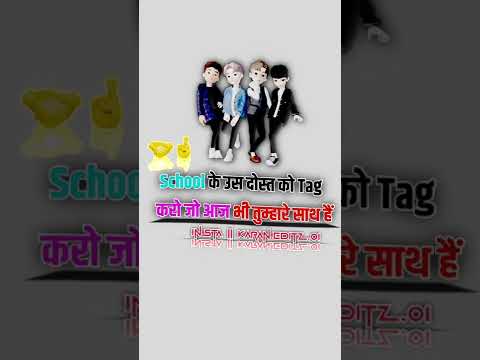 School Dost Shayari | Dosto Tag | Black Screen Attitude Status | Attitude Shayari #shayari #shorts
