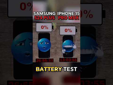 SAMSUNG GALAXY S24 PLUS VS IPHONE 15 PRO MAX BATTERY TEST 💀