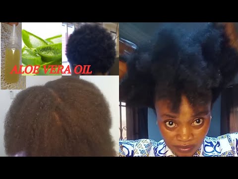 2 WAYS TO USE ALOE VERA OIL FOR MASSIVE HAIR GROWTH / HOW TO MAKE ALOE VERA OIL