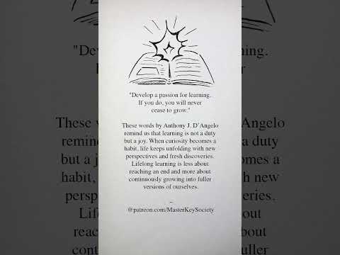 #77 Cookie - "Develop a passion for learning. If you do, you will never cease to grow."
