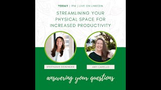 Decluttering our Physical Space for Increased Productivity