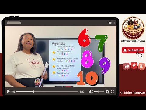 🎉 Learn to Count from 6 to 10! | Count with Us: Identify the Numbers 📚✨