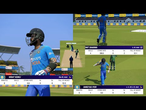 Muhammad Amir vs India | Dangerous Spell | Ind vs Pak | Cricket 19 Gameplay