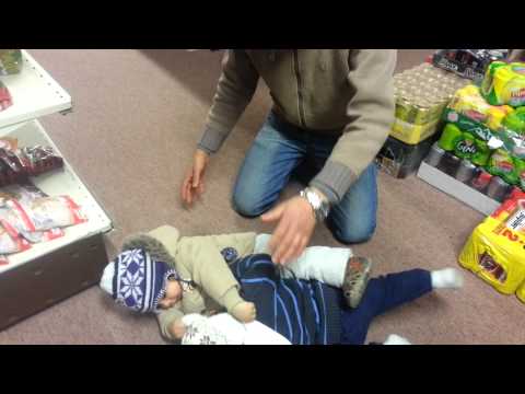 Funny Cute Baby fight