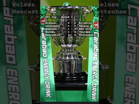 EFL Cup 🎯 Arsenal Cruise, Palace Stun Liverpool & Chelsea Edge Wolves in 7-Goal Thriller! ⚽