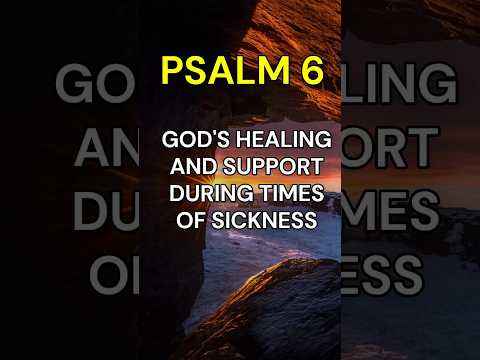 Psalm 6 Prayer for healing and Restoration Powerful Prayer #jesus #jesuschrist #bible #prayer