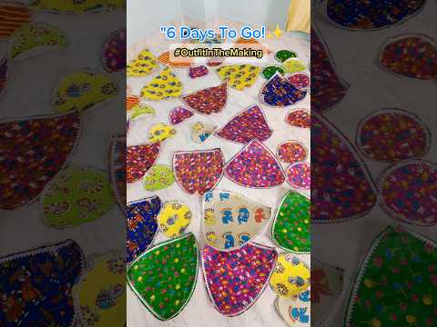 Navratri Countdown | Navratri outfit making #navratrispecial #garbadress #garbaoutfit#chaniyacholi